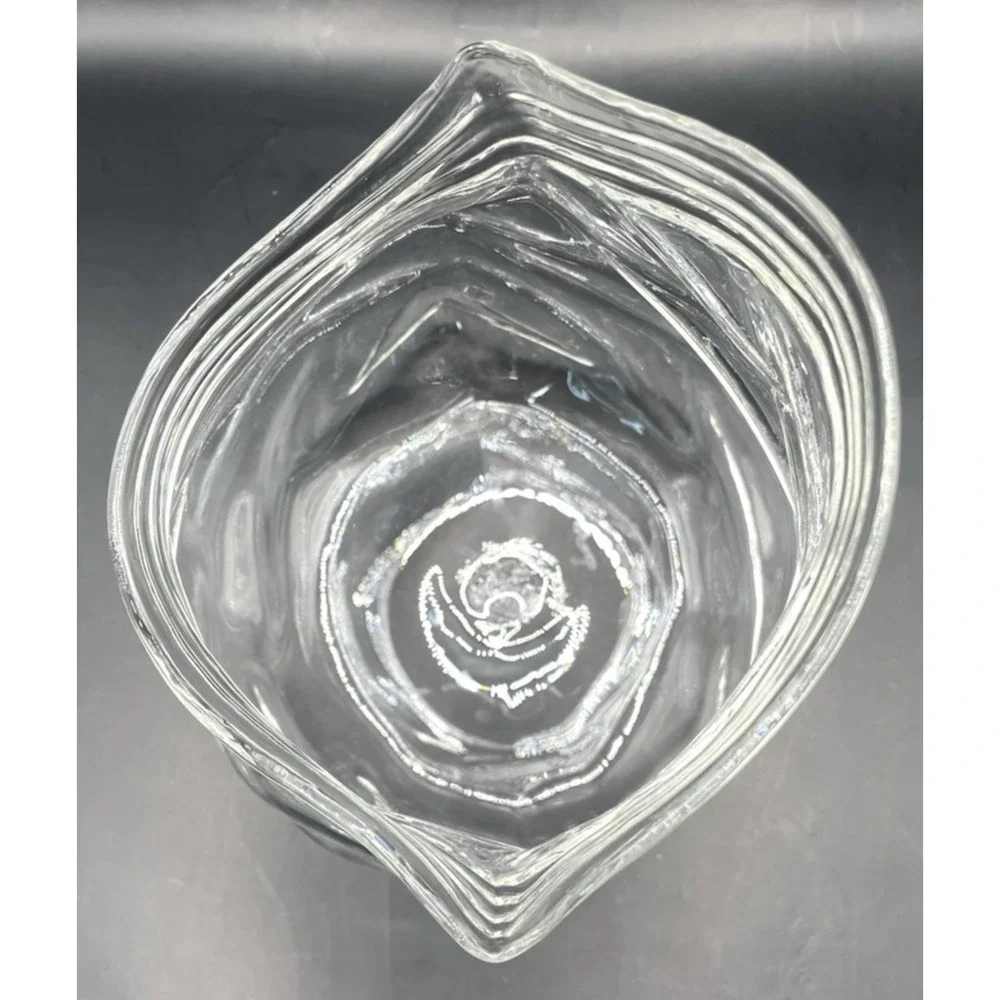 Dainty Realistic Unzipped Glass Sack Bag/Bowl/Jar